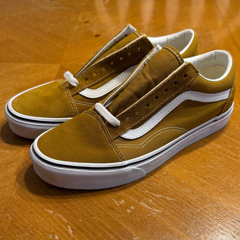 Women’s VANS Sneakers Old Skool Color Theory Golden Brown Size 9 NEW